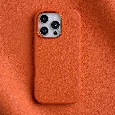 EDA009216303A.jpg MELKCO Full-wrapped Genuine Bovine Leather Case For iPhone 16 Series Pro & Pro Max | Compatible with MagSafe