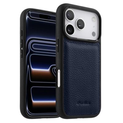 EDA009246602A.jpg MELKCO Back-wrapped Genuine Bovine Leather Shockproof Case For iPhone 16-17 Series Pro & Pro Max