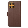 6601237924C-7 Split Leather Flip Cover For Motorola Moto G86 / Moto G86 Power Case RFID Blocking Wallet with Magnetic Clasp