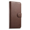 6601237945B-13 Split Leather Flip Cover For Google Pixel 11 Pro / Pixel 11 Case RFID Blocking Wallet with Magnetic Clasp
