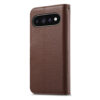 6601237945B-14 Split Leather Flip Cover For Google Pixel 11 Pro / Pixel 11 Case RFID Blocking Wallet with Magnetic Clasp