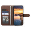 6601237948B-3 Split Leather Flip Cover For Google Pixel 10 / Pixel 10 Pro / Pixel 9 / Pixel 9 Pro Case RFID Blocking Wallet with Magnetic Clasp