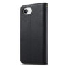 6601237993A-14 Split Leather Flip Cover For iPhone 17e / iPhone 16e Case RFID Blocking Wallet with Magnetic Clasp