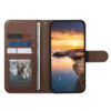 6601238006B-2 Split Leather Flip Cover For Motorola Edge 70 Fusion / Edge 70 Fusion+ Case RFID Blocking Wallet with Magnetic Clasp
