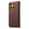 6601238008B-6 Split Leather Flip Cover For Motorola Edge 60 Neo Case RFID Blocking Wallet with Magnetic Clasp