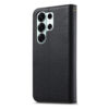 Split Leather Flip Cover For Samsung Galaxy S24 Ultra Case RFID Blocking Wallet with Magnetic Clasp